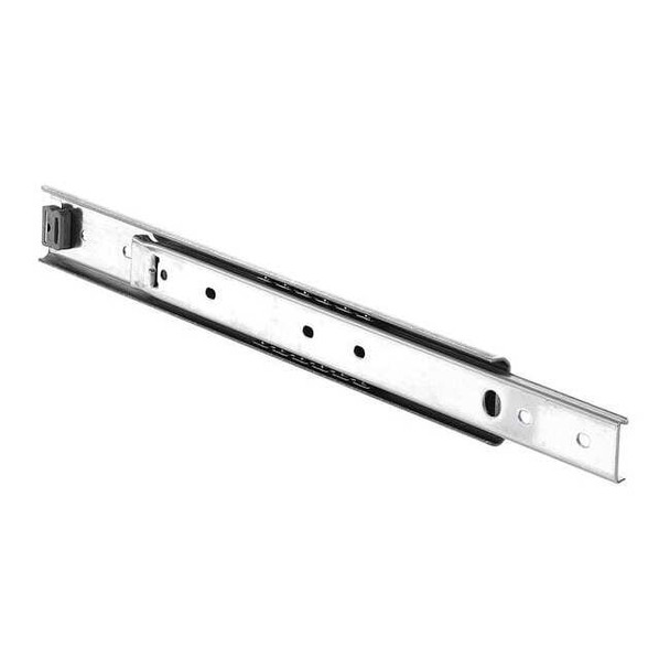 Accuride Drawer Slide, Side/Hard Mount, 3/4 Ext., Conv., PK2, 1/2"W SS2028-18P
