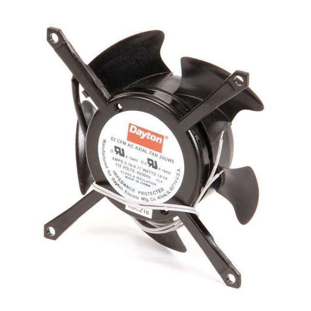 Dayton Axial Fan, Skeleton, 115V AC, 1 Phase, Aluminum, 4 7/16 in W. 2VUW5