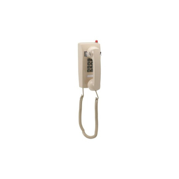 Manufacturer Varies Standard Wall Phone,Beige,Msg Indicator T-25 CRM w/MW