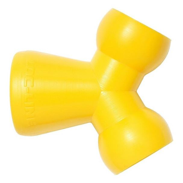 Loc-Line Flex Hose Y Fitting,Acid Resistant,PK2 56808
