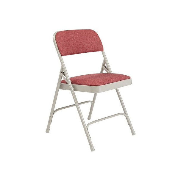 National Public Seating Folding Chair,Cabernet,18-3/4 In.,PK4 2208