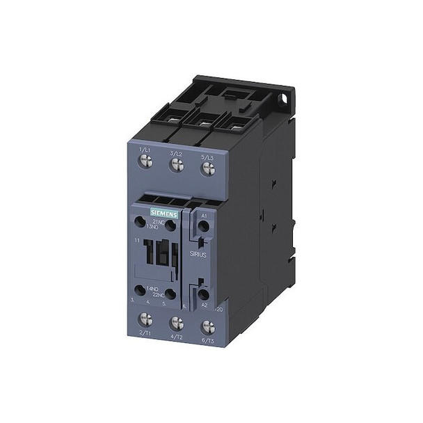 IEC Magnetic Contactor, 1NC/1NO, 208V AC, 3 P, Non-Reversing, Screw