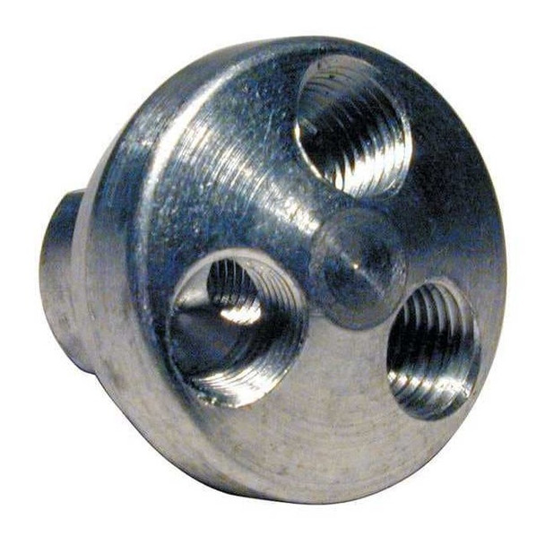 Amflo Air Line Manifold,1-1/2 In. L,Aluminium 3406