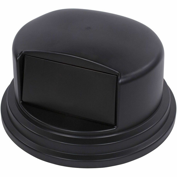 Genuine Joe Dome Lid for 44 Gallon Containers - Dome - Black - 1 Carton