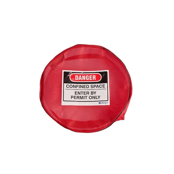 Brady Elastic Confined Space Cover,Polyester 177440