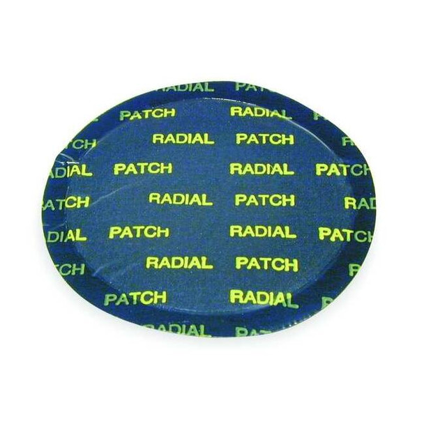 Tru-Flate Lg Rnd Radial Tire Patch,4-1/8 In L,PK10 14-140