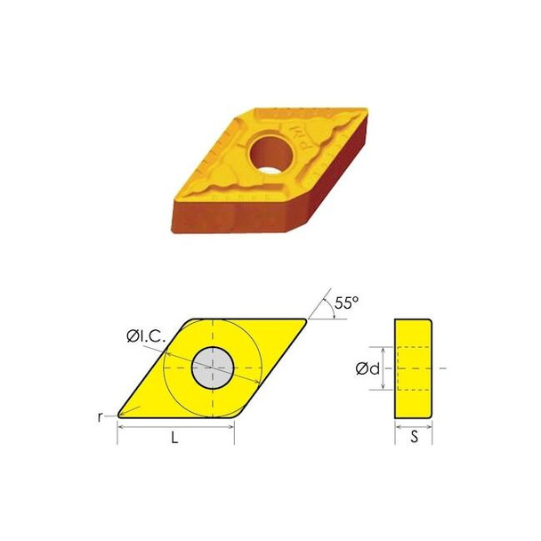 Hhip DNMG-332-PM Coated Carbide Insert 6000-9332