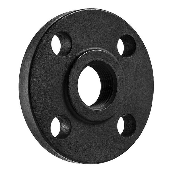 Threaded Flange Pipe Flange, 1-1/2" Pipe, Flanged x FNPT, Steel, Class 300