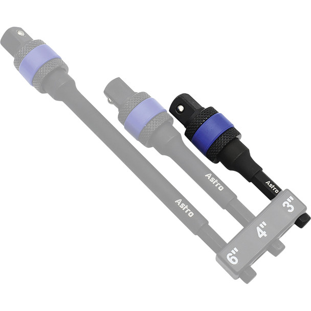3" Locking 1/4" Drive Hex Shank Impact Adapter Extension 7810301