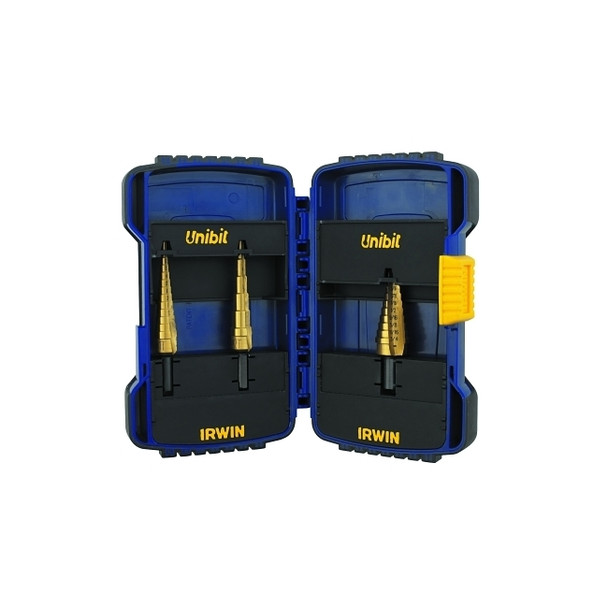 Step Drill Sets, TiN #1T-#3T
