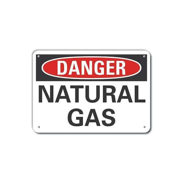 Danger Sign, 10 in H, 14 in W, Horizontal Rectangle, English, LCU4-0341-NA_14X10