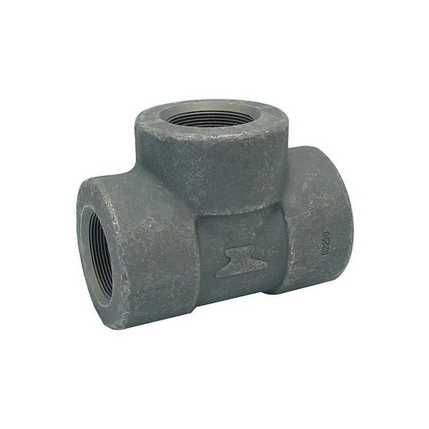 Anvil Tee Tee, 1/2" Pipe, FNPT, Forged Steel, Class 6000 0361224801 Pack of 25