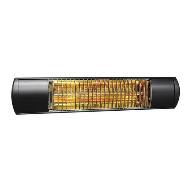Electric Infrared Heater, 1 Phase, Aluminum, 6824 BtuH, 208/240V AC 2000 W