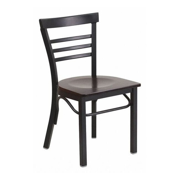 Hercules Restaurant Chair, 17 in W 19-1/2" L 31-3/4" H
