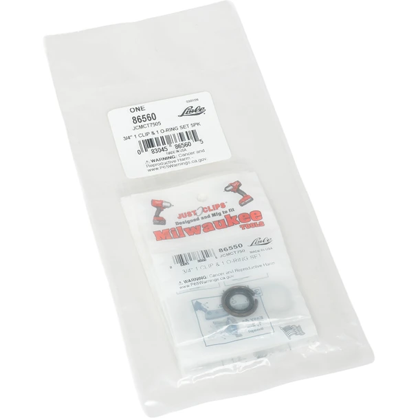 JCMCT7505 3/4" 1 Clip & 1 O-Ring Set 5pk 86560