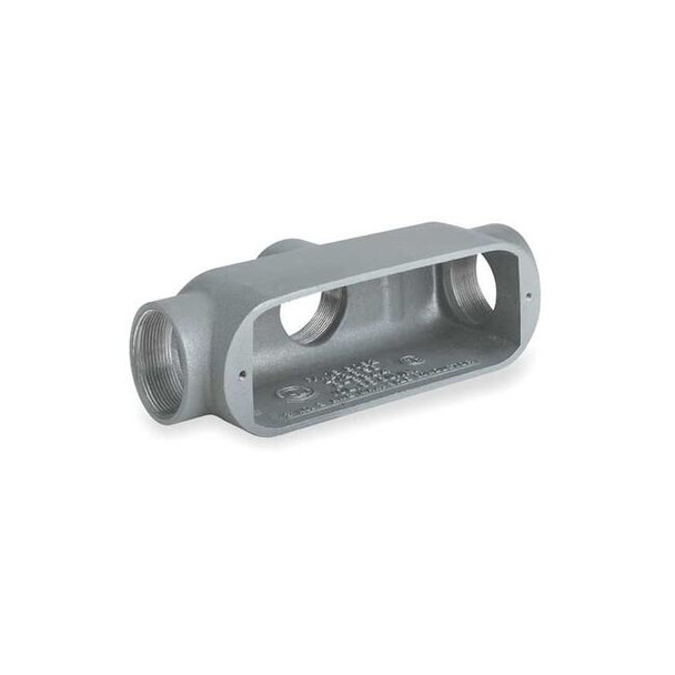 Hubbell Killark Conduit Outlet Body,Iron,Trd Sz 1 1/4in OTB-4M