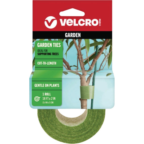 VELCRO Brand One-Wrap 2 In. x 18 Ft. Green Tree Tie Roll VEL-30070-USA