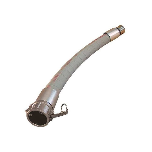 Novaflex 3" ID x 10 ft Nitrile Food Hose 150 PSI GY 6300WT-48-10