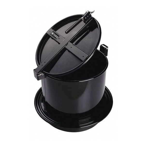 Pig Drum Lid,22-11/16" Outside dia.,Black DRM1213-BK