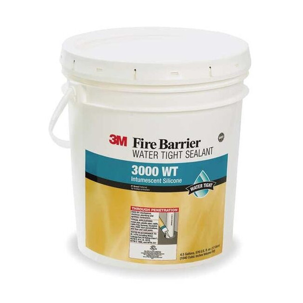 3m Fire Barrier Sealant,Gray,4.5 gal 3000WT-4.5GAL