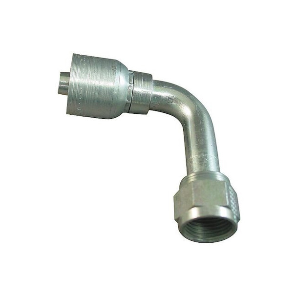 Eaton Aeroquip Hydraulic Hose Fitting,90deg Elbow Shape 4SA12FJC12
