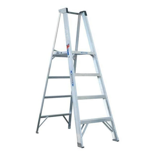 Werner 6 ft Platform Stepladder, 300 lb Capacity P374