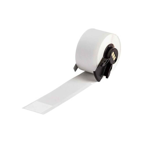 Brady Wraparound Label, White, Vinyl, 1 in W M6-23-417