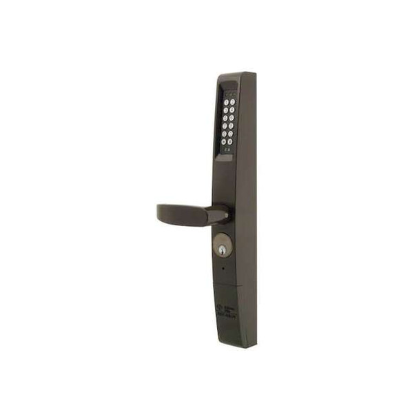 Adams Rite Electronic Lock,Dark Bronze,12 Button 3090-02-121