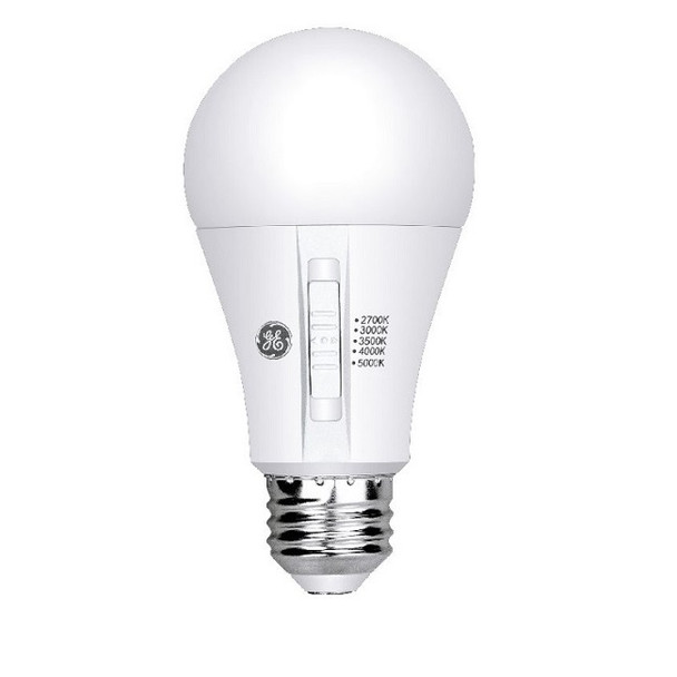 GE 93313537 LED15DA19/9SC Dimmable 15W 90CRI SpectraChoice LED A19 2700K-5000K Case/24
