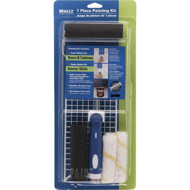 54117 Whizz 4 In. x 1/2 In. Microfiber Trim Roller Kit