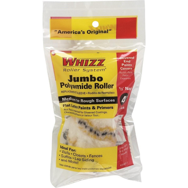 60011 Whizz Premium Gold Stripe 4 In. x 1/2 In. Jumbo Woven Fabric Roller Cover
