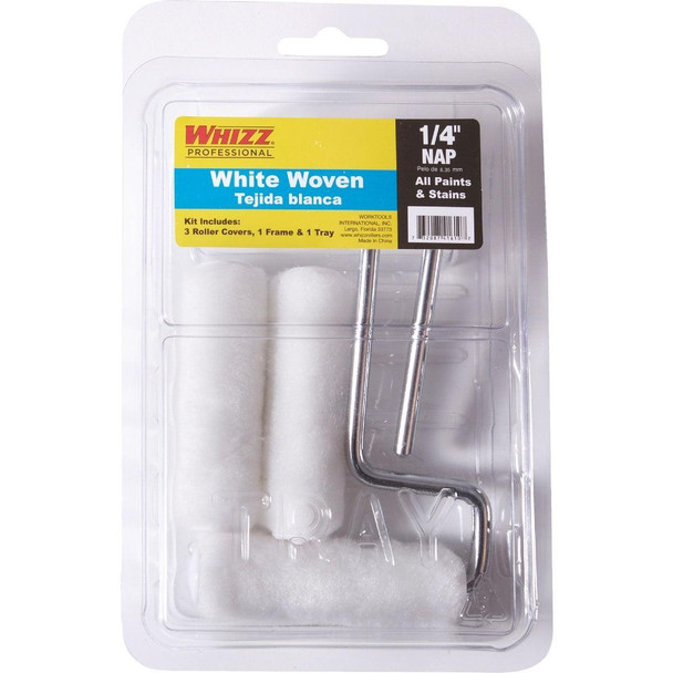 41610 Whizz 3 In. x 1/4 In. Woven Trim Roller Kit