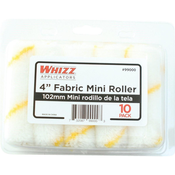 99000 Whizz Gold Stripe 4 In. x 1/2 In. Mini Fabric Roller Cover (10-Pack)