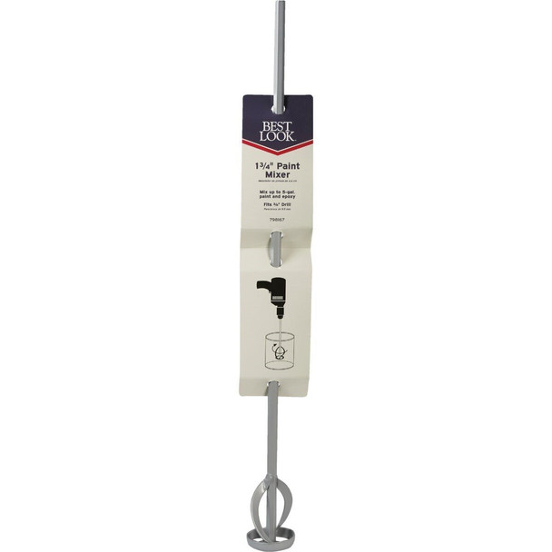 798167 Best Look 5 Gal. 19 In. x 1-3/4 In. Steel Spiral Mixer