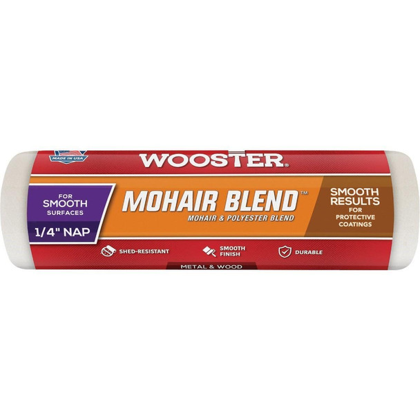 R207-7 Wooster Mohair Blend 7 In. x 1/4 In. Woven Fabric Roller Cover