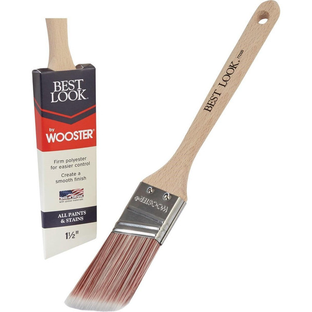 D4022-1 1/2 Best Look By Wooster 1-1/2 In. Angle Sash Paint Brush