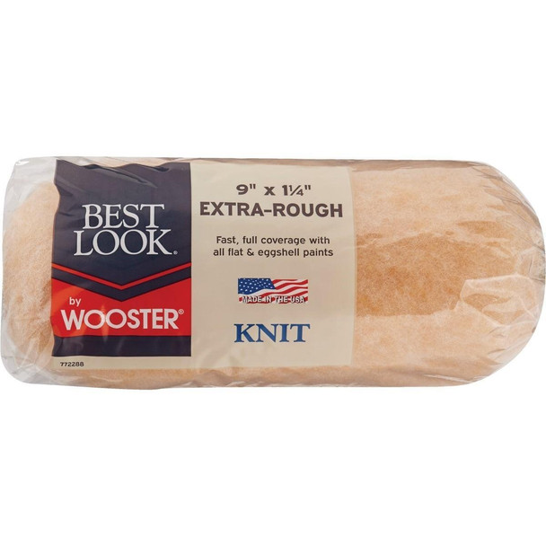 DR424-9 Best Look By Wooster 9 In. x 1-1/4 In. Knit Fabric Roller Cover