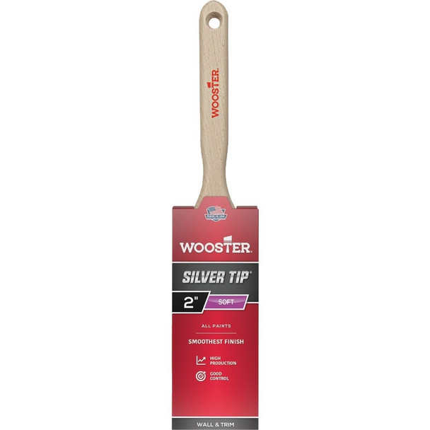5220-2 Wooster SILVER TIP 2 In. Chisel Trim Flat Sash Paint Brush