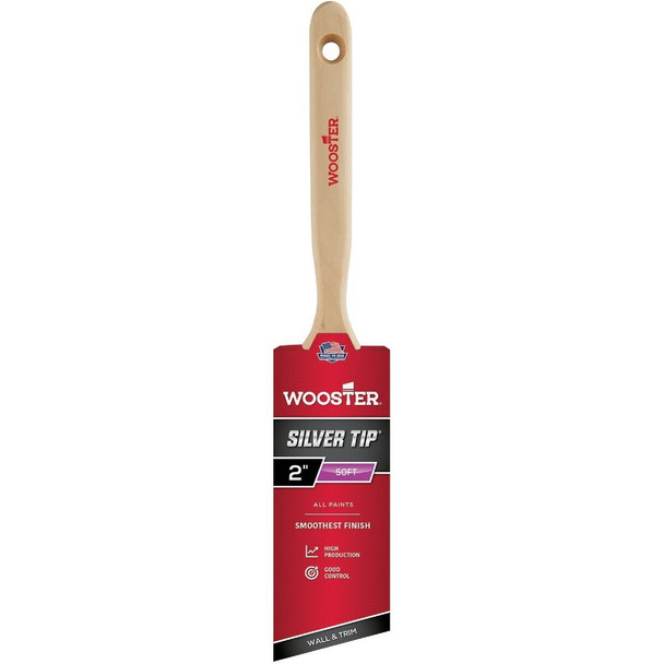 5221-2 Wooster SILVER TIP 2 In. Chisel Trim Angle Sash Paint Brush
