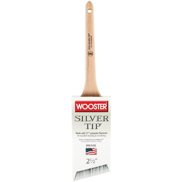 5224-2 1/2 Wooster SILVER TIP 2-1/2 In. Thin Angle Sash Paint Brush