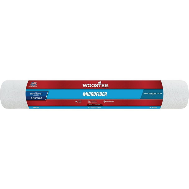 R524-18 Wooster 18 In. x 9/16 In. Microfiber Roller Cover