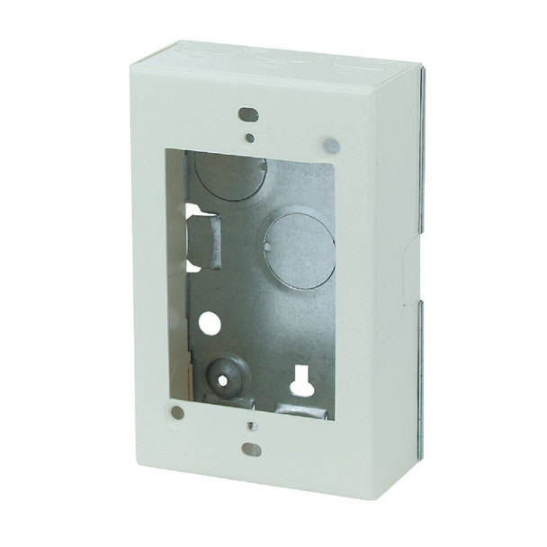 B3 Wiremold Ivory Steel 1-3/8 In. Outlet Box