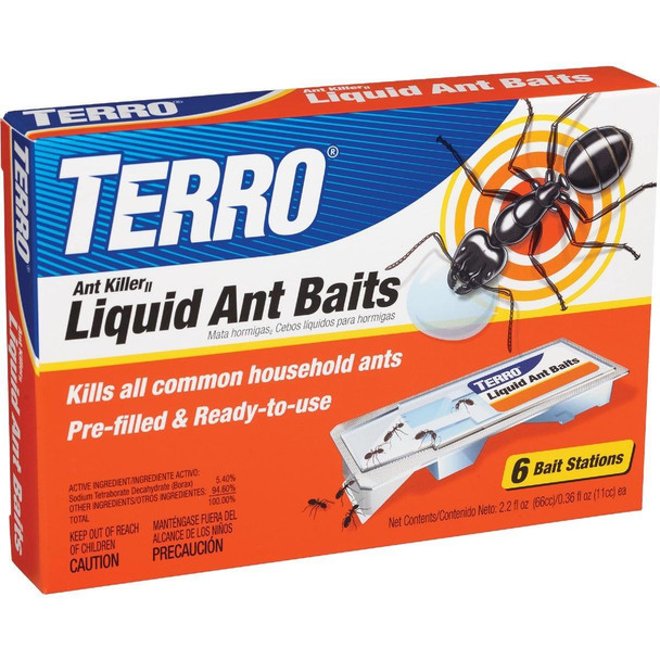 T300 Terro 2.2 Oz. Liquid Ant Bait Station (6-Pack)