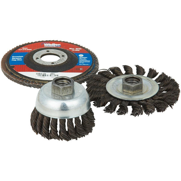 36099 Weiler Vortec 3 pcs Angle Grinder Abrasive Set