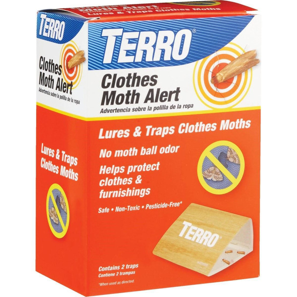 T720 Terro Glue Clothes Moth Alert Trap (2-Pack)