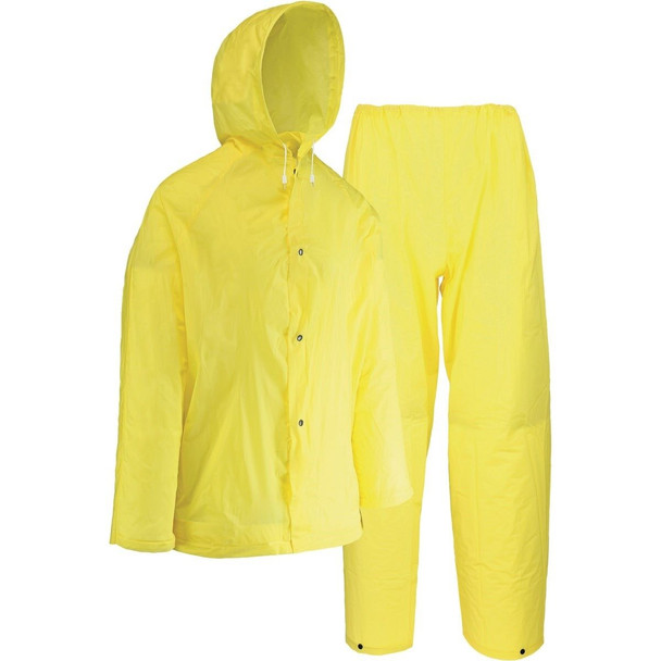 44110/XL West Chester Protective Gear XL 2-Piece Yellow EVA Rain Suit