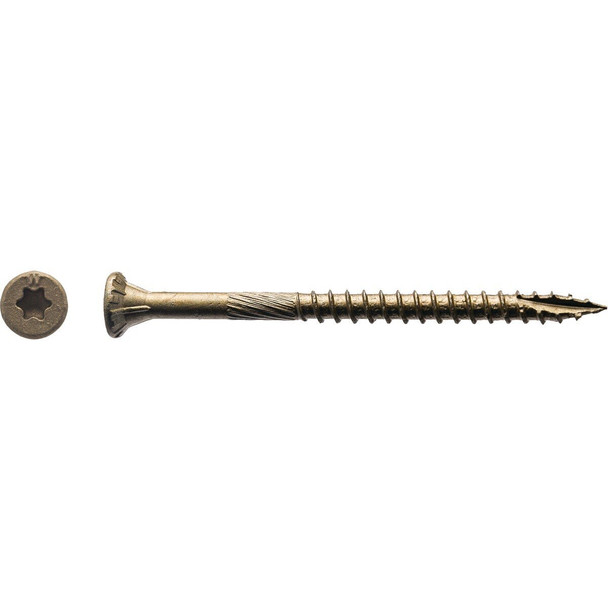5BTX9212 Big Timber #9 x 2-1/2 In. Bronze Flat Head Wood Screw (465 Ct., 5 Lb.)