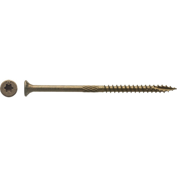 BTX9318 Big Timber #9 x 3-1/8 In. Bronze Flat Head Wood Screw (1800 Ct.)