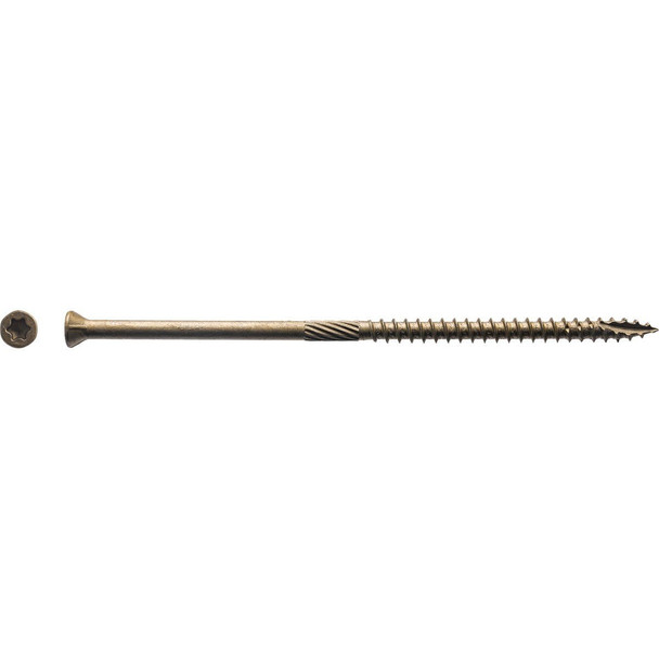 1THB94 Big Timber #9 x 4 In. Bronze Trim Screw (1 Lb.)
