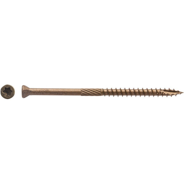 1THB93 Big Timber #9 x 3 In. Bronze Trim Screw (1 Lb.)